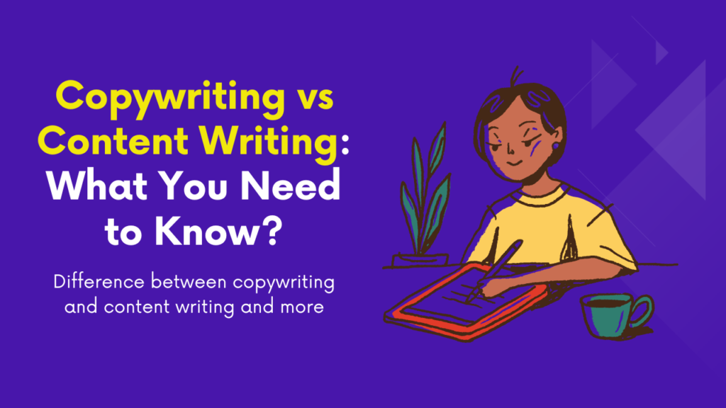 Copywriting vs content writing